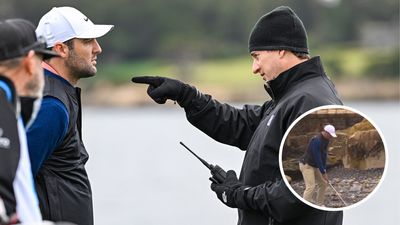 Scottie Scheffler Makes Rocky Par At AT&T Pebble Beach Pro-Am