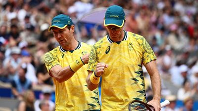 Olympic champs reunite to seal Aussies' Davis Cup win