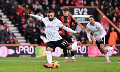 Salah halts Bournemouth’s charge and sends Liverpool nine points clear