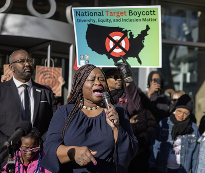 Protesters Gather Outside Target HQ, Call for Nationwide Boycott After DEI Rollback