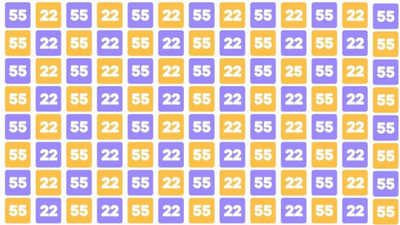 Optical Illusion: You need to be exceptionally skilled to spot the single 25