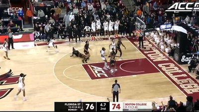 Boston College Scores Five Points in Four Seconds to Stun Florida State