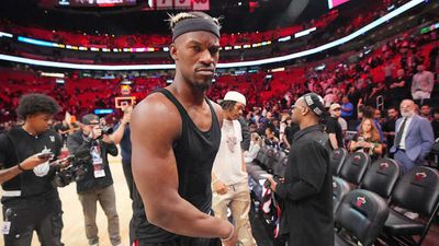 Heat Star Jimmy Butler Sitting Courtside for a Mountain West Game Amid Suspension