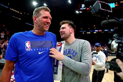 Dirk Nowitzki had a 1-word reaction to the Mavericks trading Luka Doncic