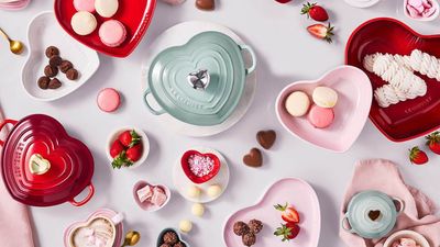 Le Creuset celebrates Valentine’s Day with new heart-shaped cookware – love is in the air