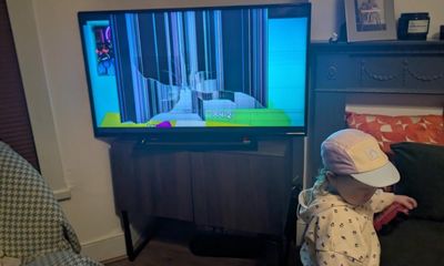 Tears before bedtime when my daughter smashes our TV