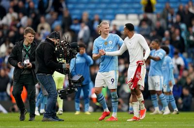 Pep Guardiola says Haaland will control his emotions as striker prepares to face Gabriel in Arsenal clash