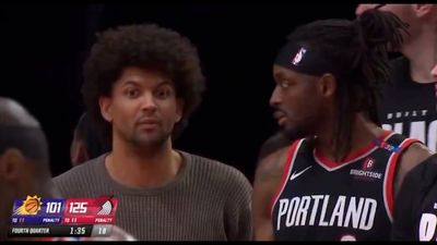 Blazers Players Were Visibly Shocked As They Learned of Luka-AD Trade Mid-Game