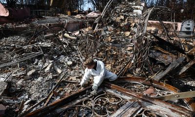 ‘We won’t be able to return to our house’: the struggle to recover from LA wildfires