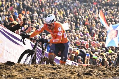 Cyclo-cross World Championships: Mathieu van der Poel dominates to secure seventh elite men's title