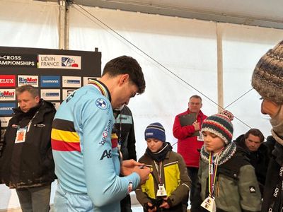 Wout van Aert reunited with lost Garmin after Cyclo-cross World Championships