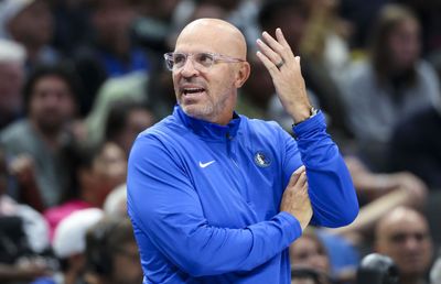 Jason Kidd looked absolutely baffled as Nico Harrison explained the Luka Doncic trade