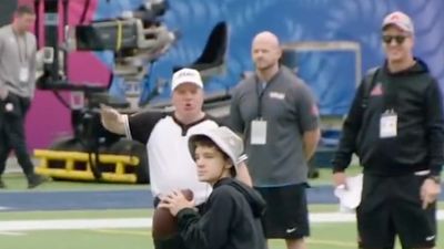 Video of Peyton Manning's Son Throwing a TD Pass to Ja'Marr Chase at Pro Bowl Goes Viral