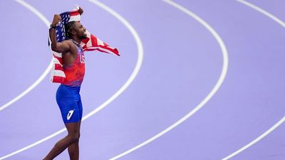 Olympian Noah Lyles Trolls Tyreek Hill After Winning 60m Final at Track Meet