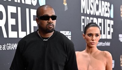 Kanye "Ye" West's Wife Debuts on 2025 Grammys Red Carpet With a Controversial Nude Outfit