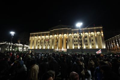 Police crack down on resurgent protests in Georgia