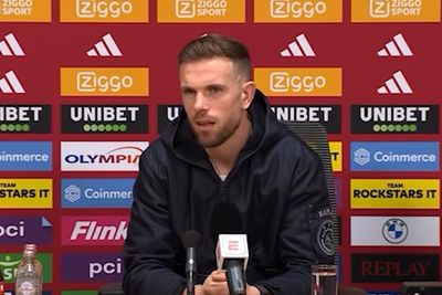 Jordan Henderson gets in heated argument with journalist over claims he wanted to leave Ajax