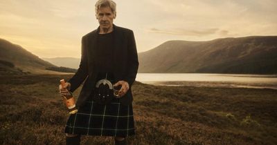 Whisky firm slammed as Harrison Ford wears kilt made by English company in TV ad