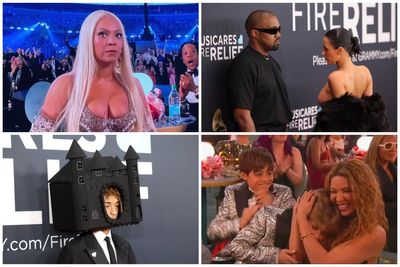 Grammys 2025 viral moments: Beyoncé's historic win, Taylor Swift 'holding space' and Kanye West drama