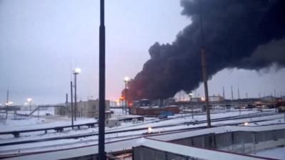 Ukrainian Drones Target Russian Oil Refineries