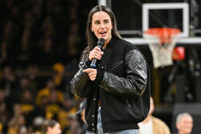 Caitlin Clark’s custom Nike jacket for her Iowa jersey retirement had the coolest details