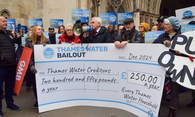 Thames Water ‘putting gun to head’ of court over £3bn debt, investors claim