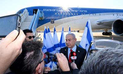 Israeli PM and US president hold White House press conference – as it happened