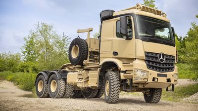 This Military 6x6 Mercedes Has a 12.8-Liter Engine