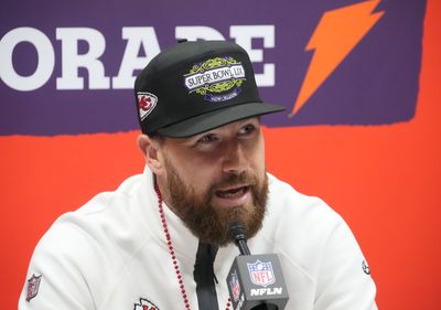 Travis Kelce addresses retirement talk with 1 intriguing quote on Super Bowl Opening Night