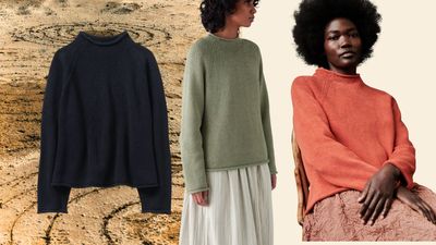 This rich cotton linen sweater is so flattering, I bought two - and there are loads of spring-ready colours to choose from