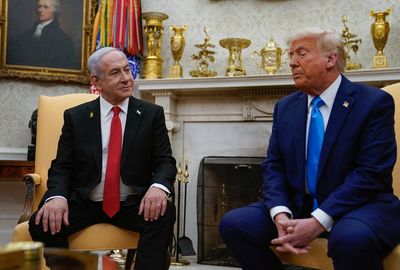 Donald Trump suggests Palestinians should move to 'fresh piece of land' ahead of talks with Netanyahu