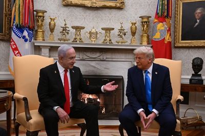 Trump wants to 'resettle' Gazans as he stands by Netanyahu