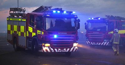 Three men in hospital following early morning flat fire