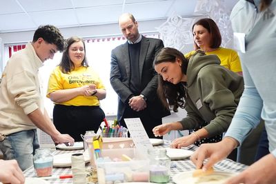 Prince of Wales speaks about bereavement on charity visit