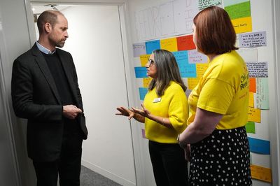 Prince William opens up about grief on visit to charity