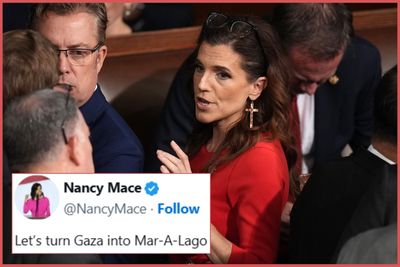 Conservative Social Media Turns on Nancy Mace as She Suggests Turning 'Gaza Into Mar-A-Lago': 'This Isn't America First'