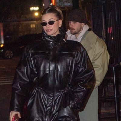 Hailey Bieber and Justin Bieber Test-Drive Winter 2025's Edgiest Coat Trends for Date Night