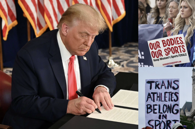 Trump To Sign Executive Order Banning Trans Women From Women's Sports