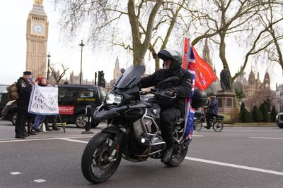 British Army veterans of Northern Ireland Troubles march on Westminster