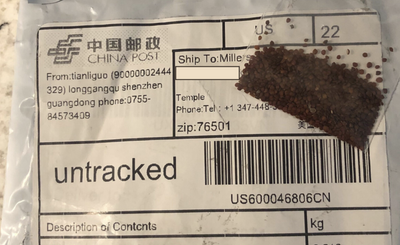 Mystery Seeds and Liquid Discovered in Package Sent From China to Texas: Officials Warn of Potential Harm