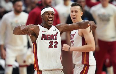 Heat players on the bench heard about the Jimmy Butler trade from a fan in the stands