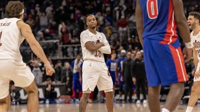 Darius Garland Hit a Dramatic Logo Three-Pointer at the Buzzer to Beat Pistons