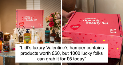 People Are Losing It As Lidl’s Valentine’s Day Beauty Box Is Only £5 Today And Has Products Worth £60