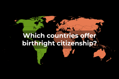 Which countries, other than the US, offer birthright citizenship?