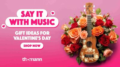 This Valentines Day, say it with… strings, plectrums and some bargain-priced software bundles?