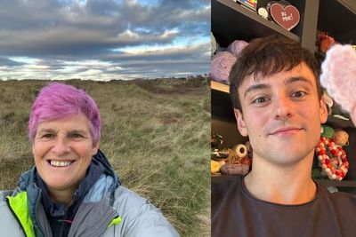 Tom Daley surprises woman taking on 5,000 mile UK coastline charity challenge