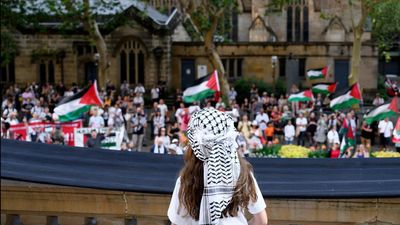 'Not for sale': Aussies rally against Trump's Gaza plan