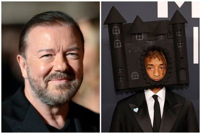 Ricky Gervais risks wrath of Will Smith as he references Oscars slap while roasting Jaden Smith castle hat