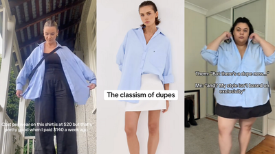 How A $25 Kmart Dupe Of DISSH’s Blue Button Up Sparked A Classism Debate On TikTok