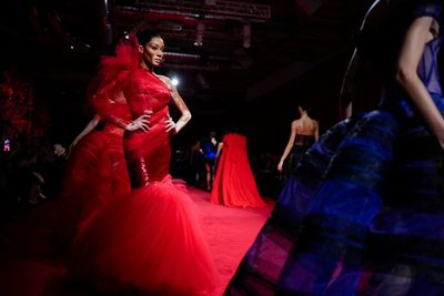 Christian Siriano takes his New York Fashion Week show attendees for a glamorous ride